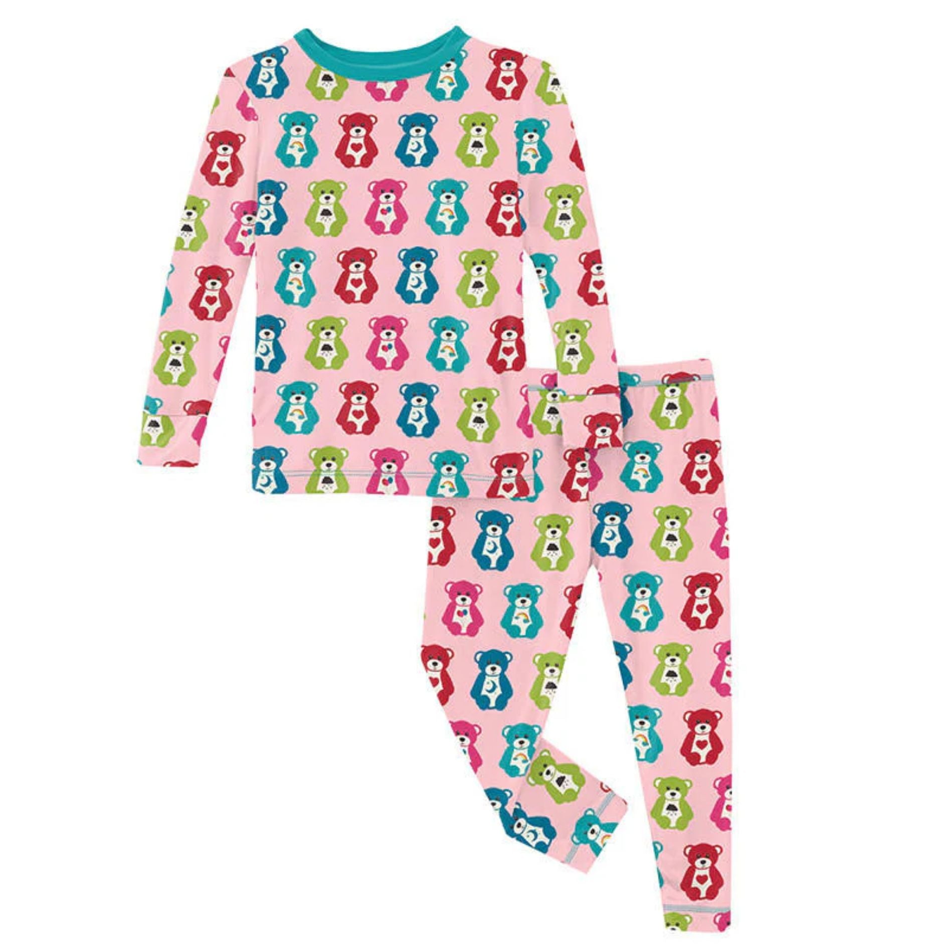 Kickee Pants Infant Lotus Happy Teddy Pajama - Tiptoe Boutique