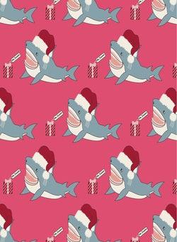 Kickee Pants Winter Rose Holiday Sharks | Baby Riddle