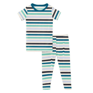 Kickee Pants Little Boy Blue Stripe | Baby Riddle