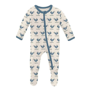 Kickee Pants Natural Ski Birds | Baby Riddle