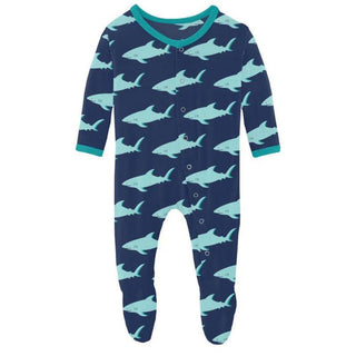 Kickee Pants Flag Blue Sharky | Baby Riddle