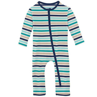 Kickee Pants Sand and Sea Stripe | Baby Riddle