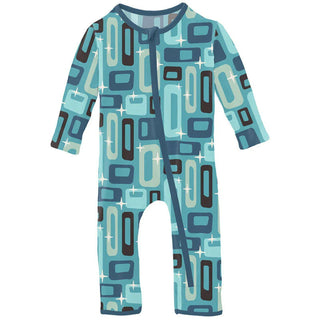 Kickee Pants Glacier Mid Century Modern | Baby Riddle