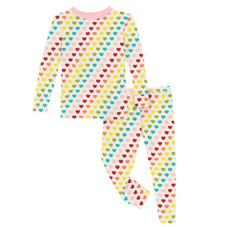 Kickee Pants Rainbow Hearts | Baby Riddle