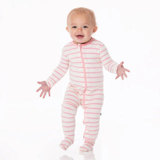 Kickee Pants Lotus Sweet Stripe - Celebrations | Baby Riddle