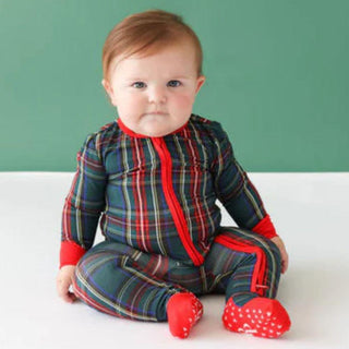 Posh Peanut Tartan Plaid | Baby Riddle