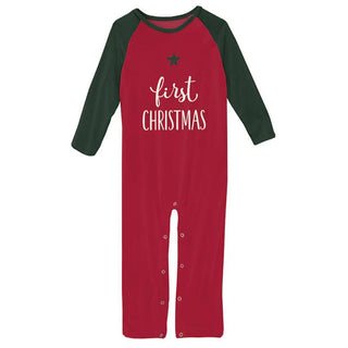 Kickee Pants Crimson First Christmas