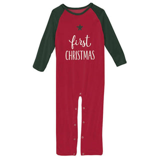 Kickee Pants Crimson First Christmas | Baby Riddle