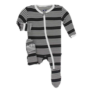 Kickee Pants Zebra Agriculture Stripe | Baby Riddle