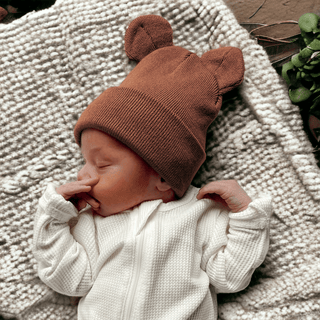 Baby's First Hat - Sandalwood Bear