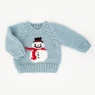 Frosty Snowman Surf Crew Neck Sweater Baby & Toddler Outerwear