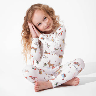 Bamboo Long Sleeve Pajama Set - Santa's Workshop Baby & Toddler Sleepwear