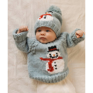 Frosty Snowman Surf Blue Beanie Hat Baby & Toddler Hats