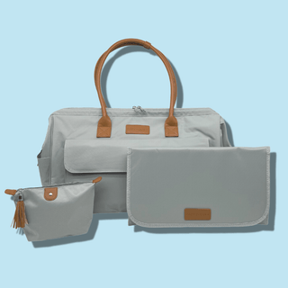 Birth Bag: Hospital Weekender Bag + Changing Pad + Pouch Birth Bags