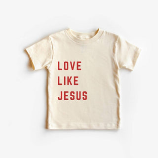 Love Like Jesus Tshirt - Christian Clothing for Kids