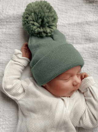 Baby's First Hat - Fern Pom