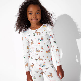 Bamboo Long Sleeve Pajama Set - Santa's Workshop Baby & Toddler Sleepwear