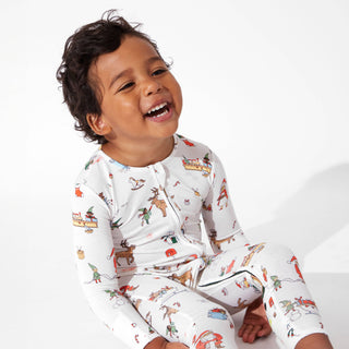 Bamboo Convertible Footie Romper - Santa's Workshop Baby & Toddler Sleepwear