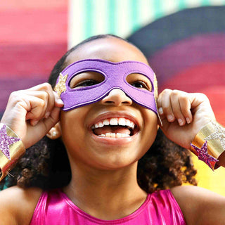 Superhero Star Power Cape Set - Purple