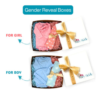 Lux Gender Reveal Gift Box Baby Gift Set Baby Riddle