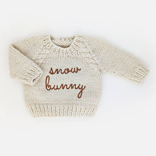 Snow Bunny Pecan Crew Neck Sweater Baby & Toddler Outerwear