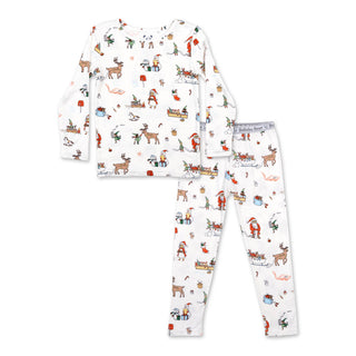 Bamboo Long Sleeve Pajama Set - Santa's Workshop Baby & Toddler Sleepwear