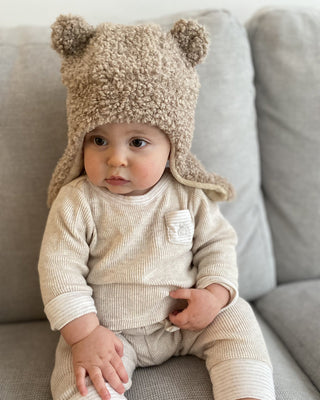 Cub Set - Teddy | Hat & Mittens Baby & Toddler Hats 7AMEnfant