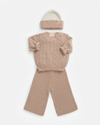 Boxy Cable Sweater - Fuzzy comfywear Baby & Toddler Outerwear