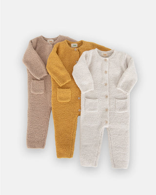 Long Sleeve Jumpsuit - Fuzzy comfywear 7AMEnfant