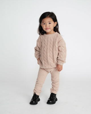 Boxy Cable Sweater - Fuzzy comfywear Baby & Toddler Outerwear