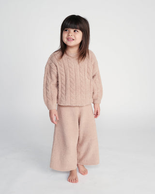 Boxy Cable Sweater - Fuzzy comfywear Baby & Toddler Outerwear