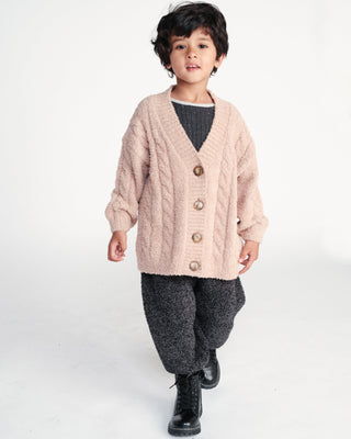 Cable Cardigan - Fuzzy comfywear 7AMEnfant