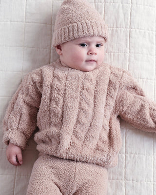 Boxy Cable Sweater - Fuzzy comfywear Baby & Toddler Outerwear