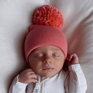 Baby's First Hat™ - Pink Punch Pom