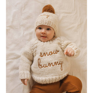 Snow Bunny Pecan Crew Neck Sweater Baby & Toddler Outerwear