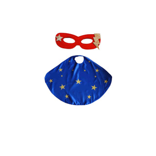 Superhero Star Power Cape Set - Blue