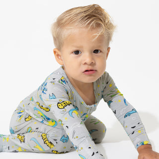 Bamboo Convertible Footie Romper - Batman Baby & Toddler Sleepwear