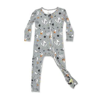 Bellabu Bear Convertible Footie Romper - Casper