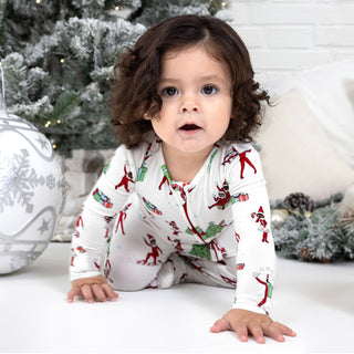 Bellabu Bear Convertible Footie Romper - The Elf on the Shelf