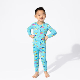 Bamboo Long Sleeve Pajama Set - Baby Shark Baby & Toddler Sleepwear