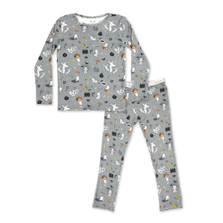 Bellabu Bear Long Sleeve Pajama Set - Casper