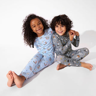 Bellabu Bear Long Sleeve Pajama Set - Casper