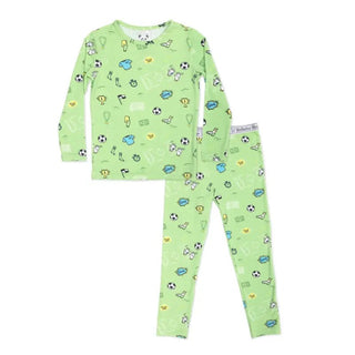 Bellabu Bear Long Sleeve Pajama Set - Soccer | Cozy Sleepies provide warmth and snugness for better sleep.