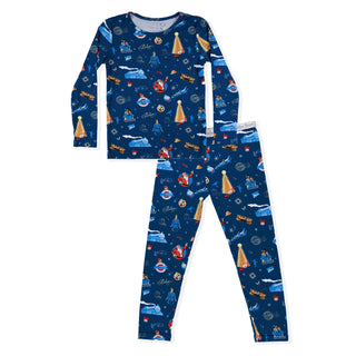 Bellabu Bear Long Sleeve Pajama Set - The Polar Express | Cozy Sleepies provide warmth and snugness for better sleep.