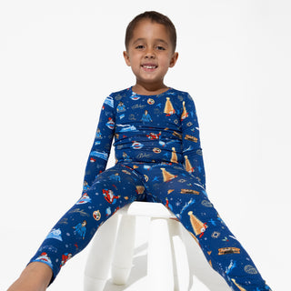 Bellabu Bear Long Sleeve Pajama Set - The Polar Express