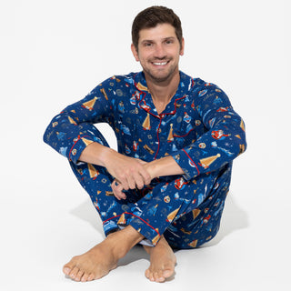 Bellabu Bear Men's Long Sleeve Pajama Set - The Polar Express