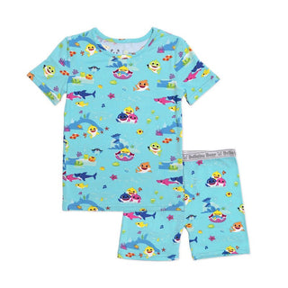 Bellabu Bear Short Sleeve Pajama Set with Shorts - Baby Shark | Cozy Sleepies provide warmth and snugness for better sleep.