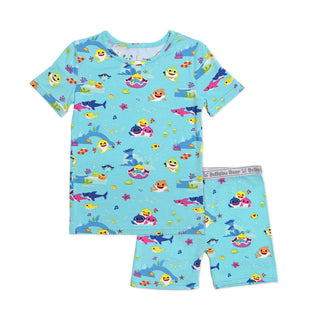 Bellabu Bear Short Sleeve Pajama Set with Shorts - Baby Shark | Cozy Sleepies provide warmth and snugness for better sleep.