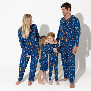 Bellabu Bear Women's Long Sleeve Pajama Set - The Polar Express