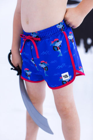 Boy's Swim Shorties - Sebastian (Pirates) Baby One-Pieces